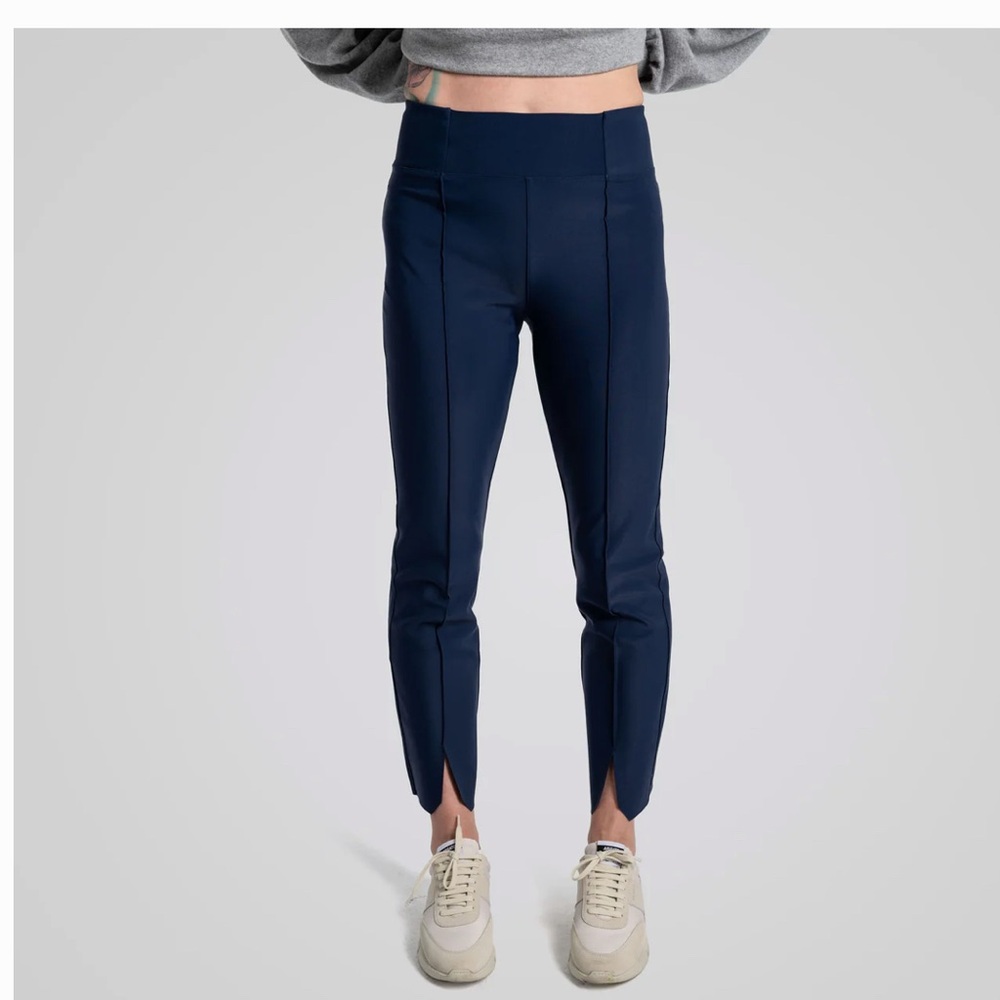 époque évolution Jet Set Trouser Navy Blue Size 14 Pull-On‎ Slim Pant